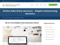 Online Data Entry Services - 3Alpha Outsourcing Services