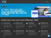 Free Live Chat Solution   Software for Business | 3CX