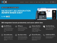 Microsoft 365 PBX Integration •• Click to call | 3CX