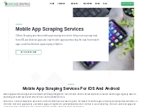Mobile App Scraping Services - Extract Data from iOS and Android App