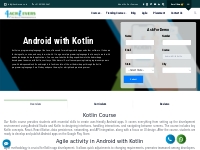Android Kotlin Course - Learn Kotlin for Android | 4achievers