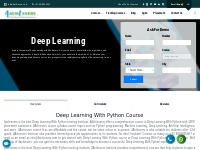 Advanced Deep Learning Course from experts | 4achievers