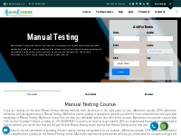 Best Manual Testing Course with Certificate | 4achievers