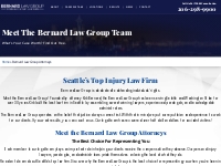 Bernard Law Group - Seattle s Top Injury Law Firm   Legal Team