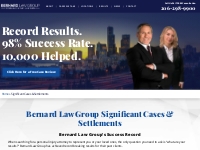 Bernard Law Group s Personal Injury Case Awards   Settlements