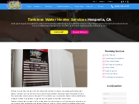 Tankless Water Heater Repair | Installation | Hesperia, CA