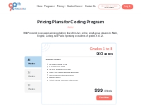 Affordable Coding Classes for Grades 1-8 | 98thPercentile