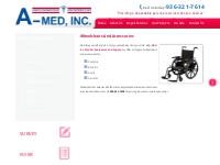 A-Med, Inc. - Medical Equipment and Supply - Conroe, Texas - Wheelchai