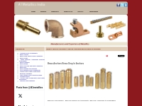 BRASS ANCHORS Brass Drop in Anchors   ANCHOR FASTENERS Brass Drop Anch