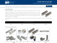 ASTM A453 Grade 660 - Boltport Fasteners