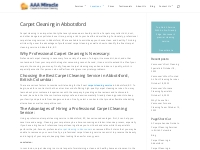 Carpet Cleaning in Abbotsford - AAA Miracle