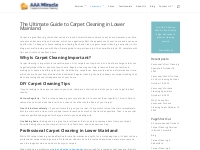 Carpet Cleaning in the Lower Mainland | AAA Miracle