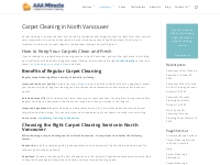 Carpet Cleaning in North Vancouver - AAA Miracle