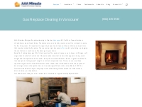 Gas Fireplace Cleaning in Vancouver BC | AAA Miracle