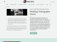 Wedding Videography Surrey | Quality Videographer Surrey