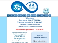 AA - Alcoholics Anonymous Lanzarote, Fuerteventura and Tenerife, Canar