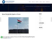 National Flag High Mast Suppliers in Chennai | Aaron Enterprises