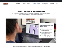 Custom sticker designs | Abacas Studios