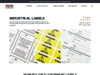 Industrial Labels | Abacas Studios