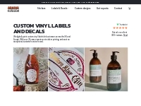 Custom Vinyl Labels | Abacas Studios