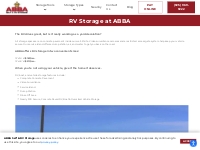 RV Storage at Abba | ABBA Self   RV Storage