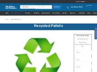 Recycled Pallets for Sale | Plastic Pallet Recycling | Abbey Pallets
