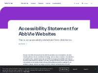 Accessibility Statement | AbbVie