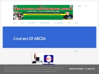Courses Of ABCSA
