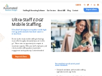 Mobile Staffing - Ultra-Staff EDGE