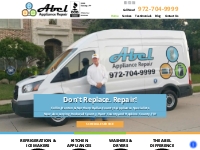 Abel Appliance Repair - Frisco Plano   Dallas TX Appliance Repair