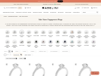 Side Stone Engagement Rings - Abelini
