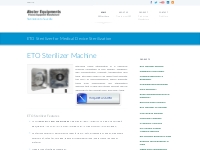 ETO Sterilizer for  Medical Device Sterilization - Ambica Boiler   Fab
