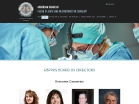 Board of Directors - American Board of Facial Plastic and Reconstructi