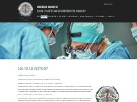 History - American Board of Facial Plastic and Reconstructive Surgery