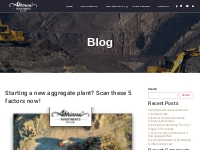 Starting a new aggregate plant? Scan these 5 factors now!