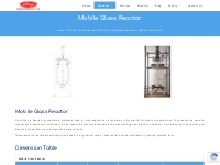 Mobile Glass Reactor Manufacturer | Glass Mixing Reactor