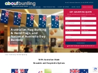 Australia Day Bunting | Australian Flag Bunting & Hand Flags