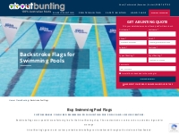 Backstroke Flags for Swimming Pools | Swimming Pool Flags