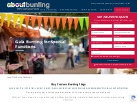 Gala Bunting | Custom Bunting Flags for Special Functions