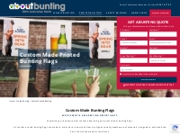 Custom Promotional Bunting Flags For Sale | Australian Made