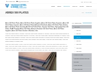 Abrex 500 Steel Plates \ Vandan Steel & Engg. co.