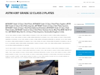 Astm A 387 Grade 12 Class 2 Plates \ Vandan Steel & Engg. co.