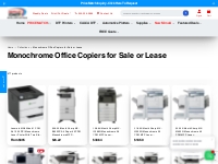        Monochrome Office Copiers for Sale or Lease