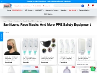        Sanitizers, Face Masks, PPE Safety Equipment For Home and Offic