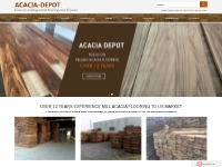 Solid Acacia Hardwood Flooring Factory - Acacia Depot