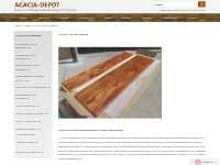 Acacia Stair Tread & Riser Board | Solid Wood - PU finishe