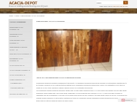 prefinished acacia hardwood flooring - natural & stained