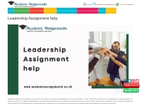 Leadership Assignment help - Academic Assignments