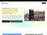 Sign Board  | Signage Companies in Abu Dhabi | UAE | Access Advertisin