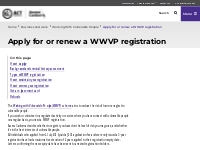Apply for or renew a WWVP registration - Access Canberra